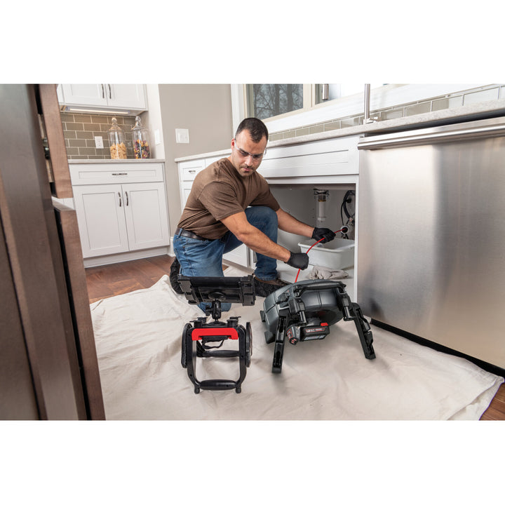 Ridgid 78728 SeeSnake mircroREEL APX & CSx Via System with TruSense - 1 Battery and 1 Charger Included