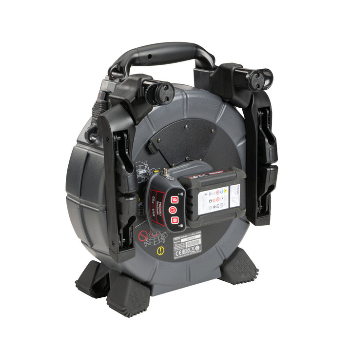 Ridgid 78728 SeeSnake mircroREEL APX & CSx Via System with TruSense - 1 Battery and 1 Charger Included