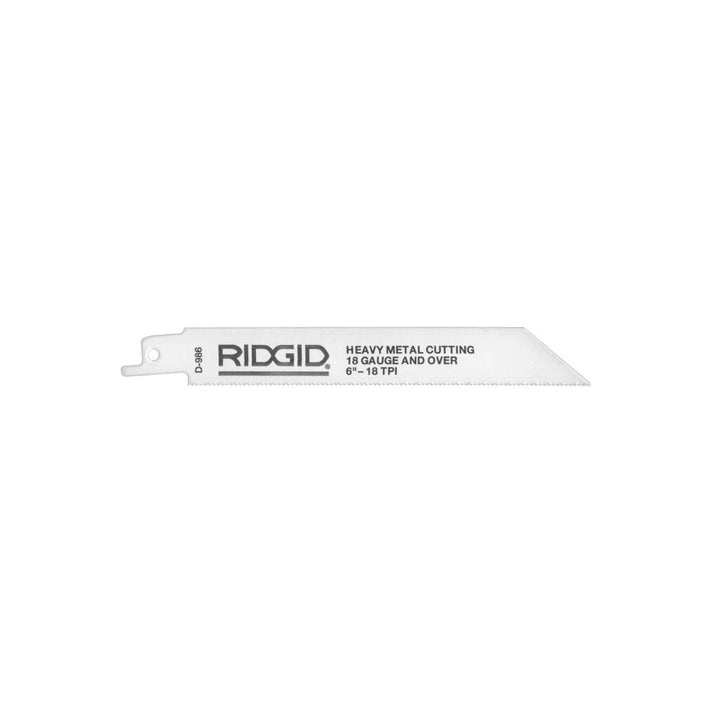 Ridgid 80485 RIDGID Sheet Steel & Steel Pipe 4" (100mm) Reciprocating Saw Blade - 24 Teeth Per in. - 5 Pack