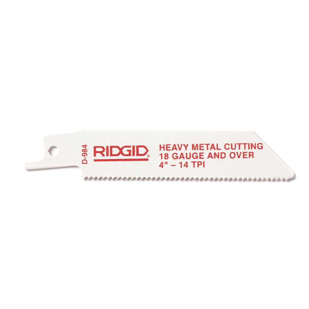 Ridgid 80505 RIDGID Non-Ferrous Metals 6" (150mm) Reciprocating Saw Blade  - 14 Teeth Per in. - 5 Pack