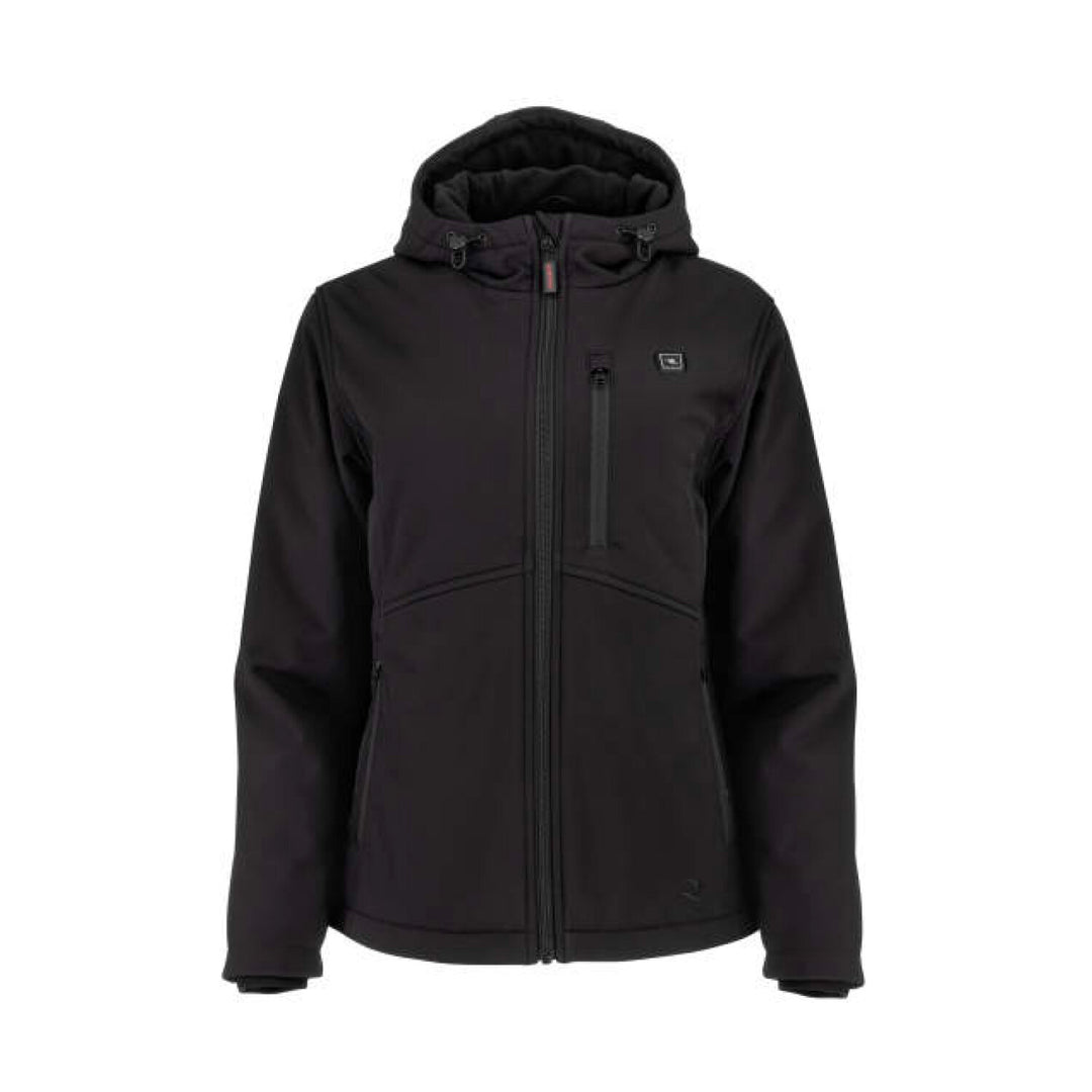 Radians RHG-J101 Women's Soft Shell Heated Jacket Kit with Battery - Black