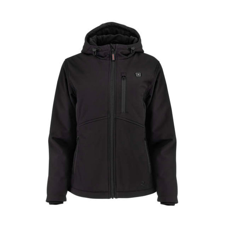 Radians RHG-J101 Women's Soft Shell Heated Jacket Kit with Battery - Black