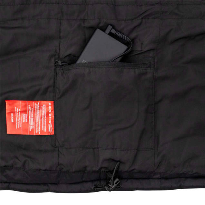 Radians RHG-V200 Men's Heated Puffer Vest Kit with Battery - Black