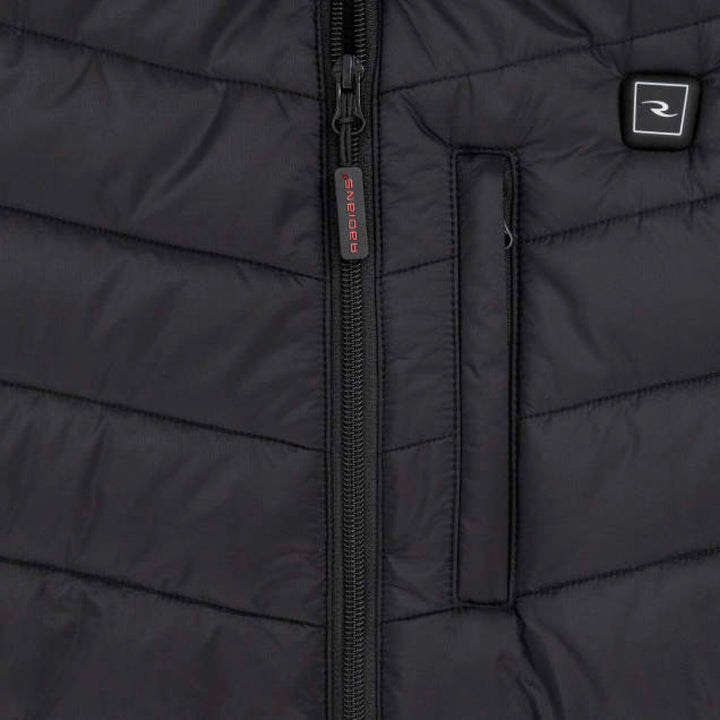 Radians RHG-V201 Women's Heated Puffer Vest Kit with Battery - Black