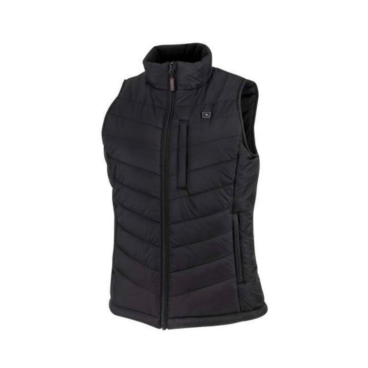 Radians RHG-V201 Women's Heated Puffer Vest Kit with Battery - Black
