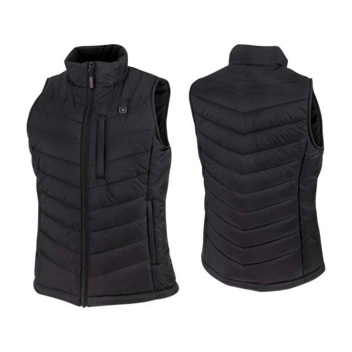 Radians RHG-V201 Women's Heated Puffer Vest Kit with Battery - Black