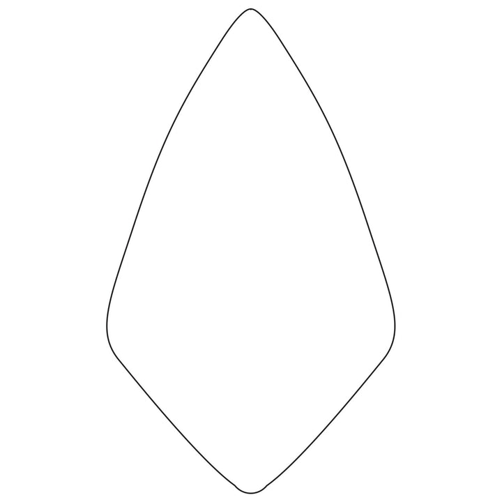 W. Rose RO116-10 1/2K 10-1/2" Narrow London Brick Trowel with Cork Handle