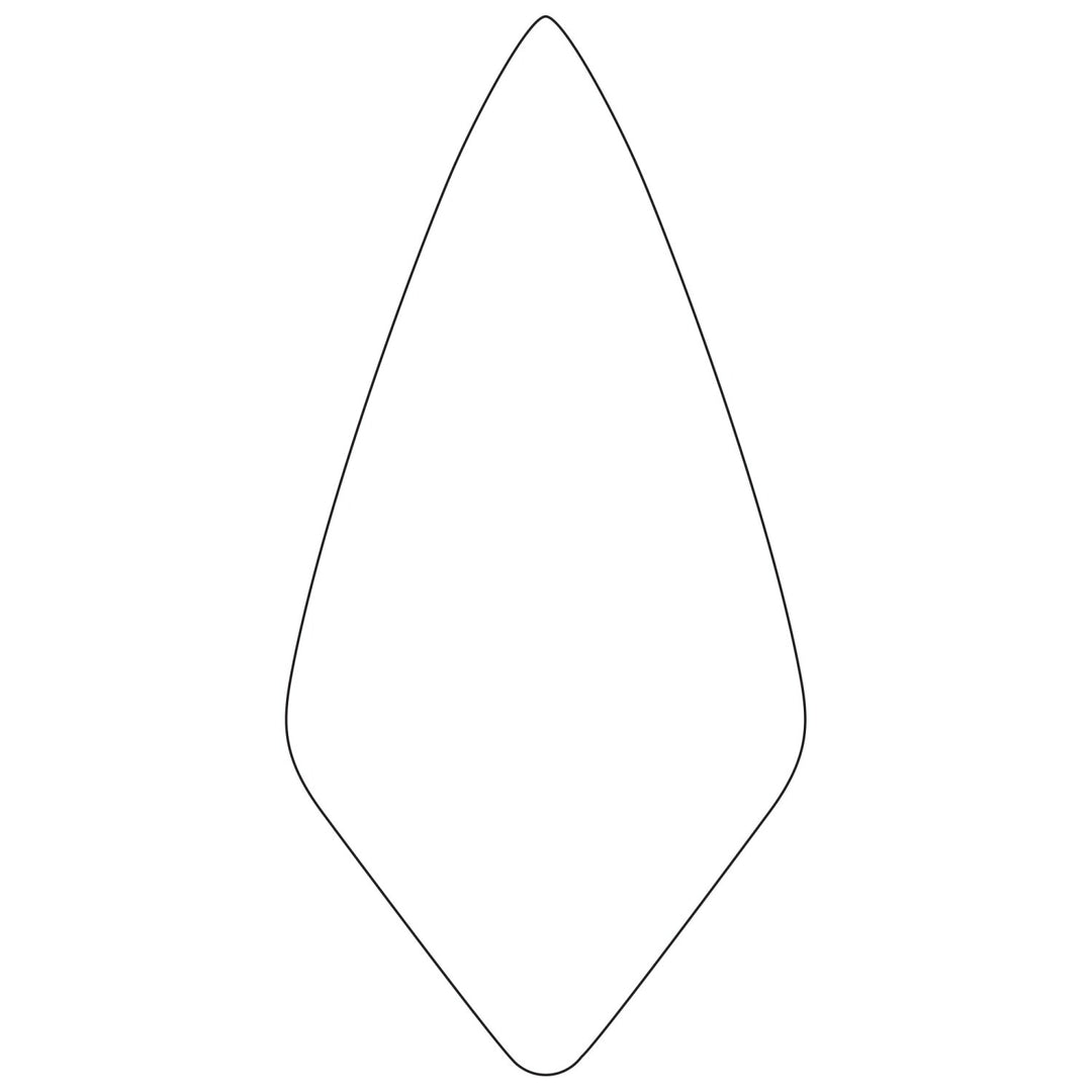 W. Rose RO312-10 1/2 10-1/2” Wide London Brick Trowel with Leather Handle