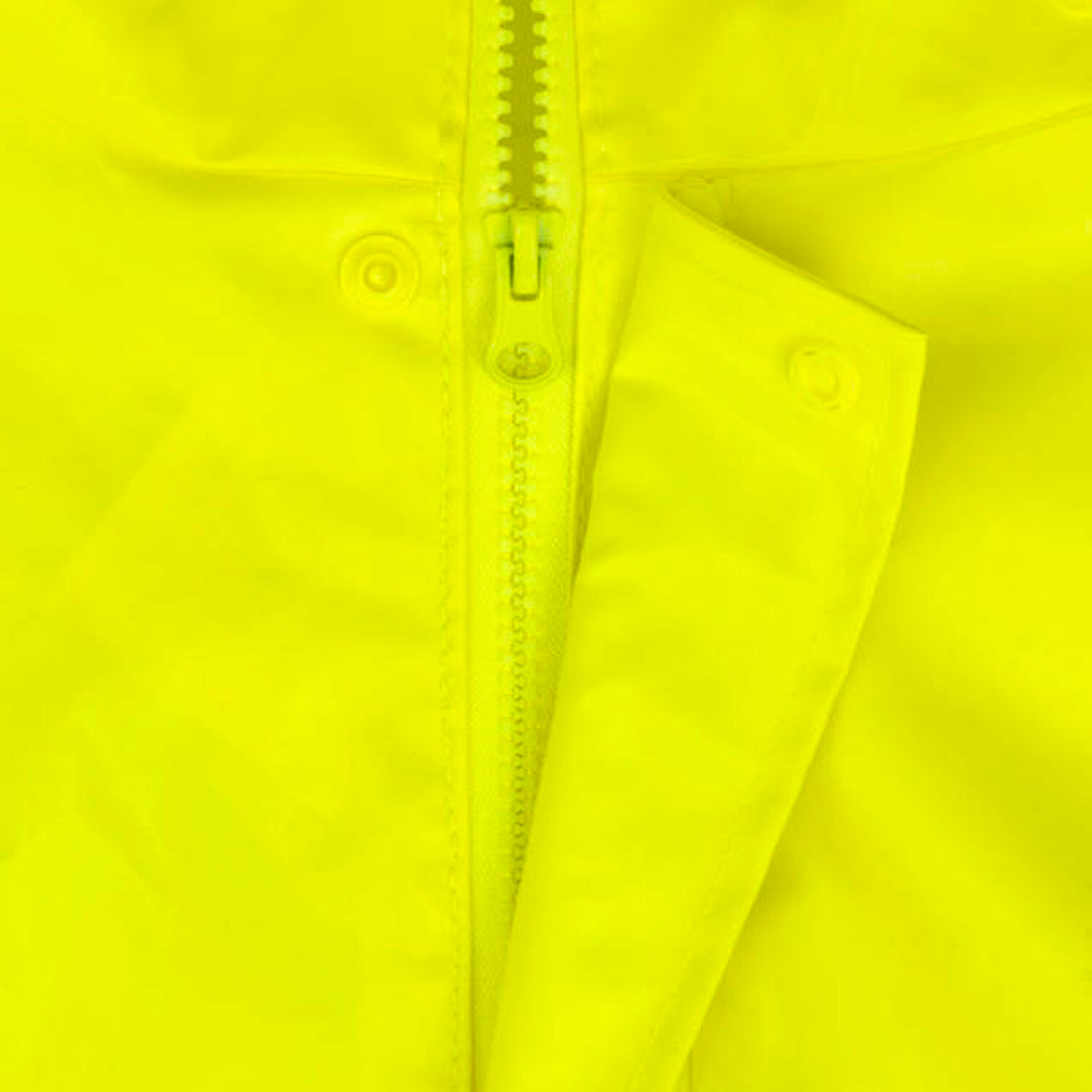 Radians RW08C Class 3 Self-Extinguishing Raincoat - Lime