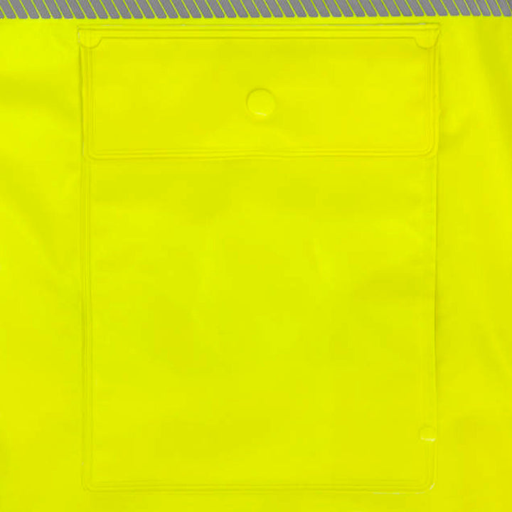 Radians RW08C Class 3 Self-Extinguishing Raincoat - Lime