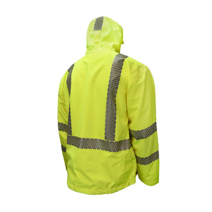 Radians RW11 Waterproof Lightweight Packable Raincoat - Green