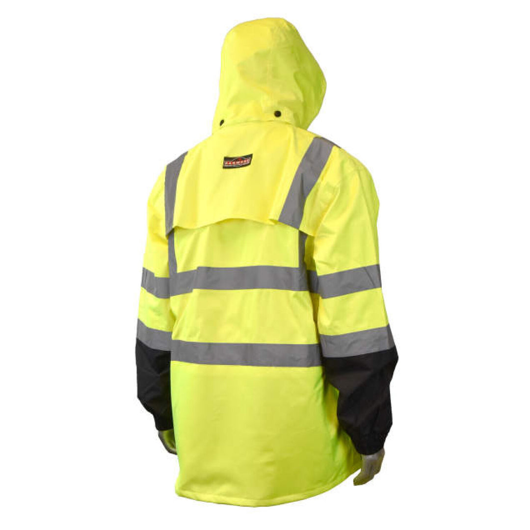 Radians RW30-3Z1 General Purpose Rain Jacket - Hi-Vis Green