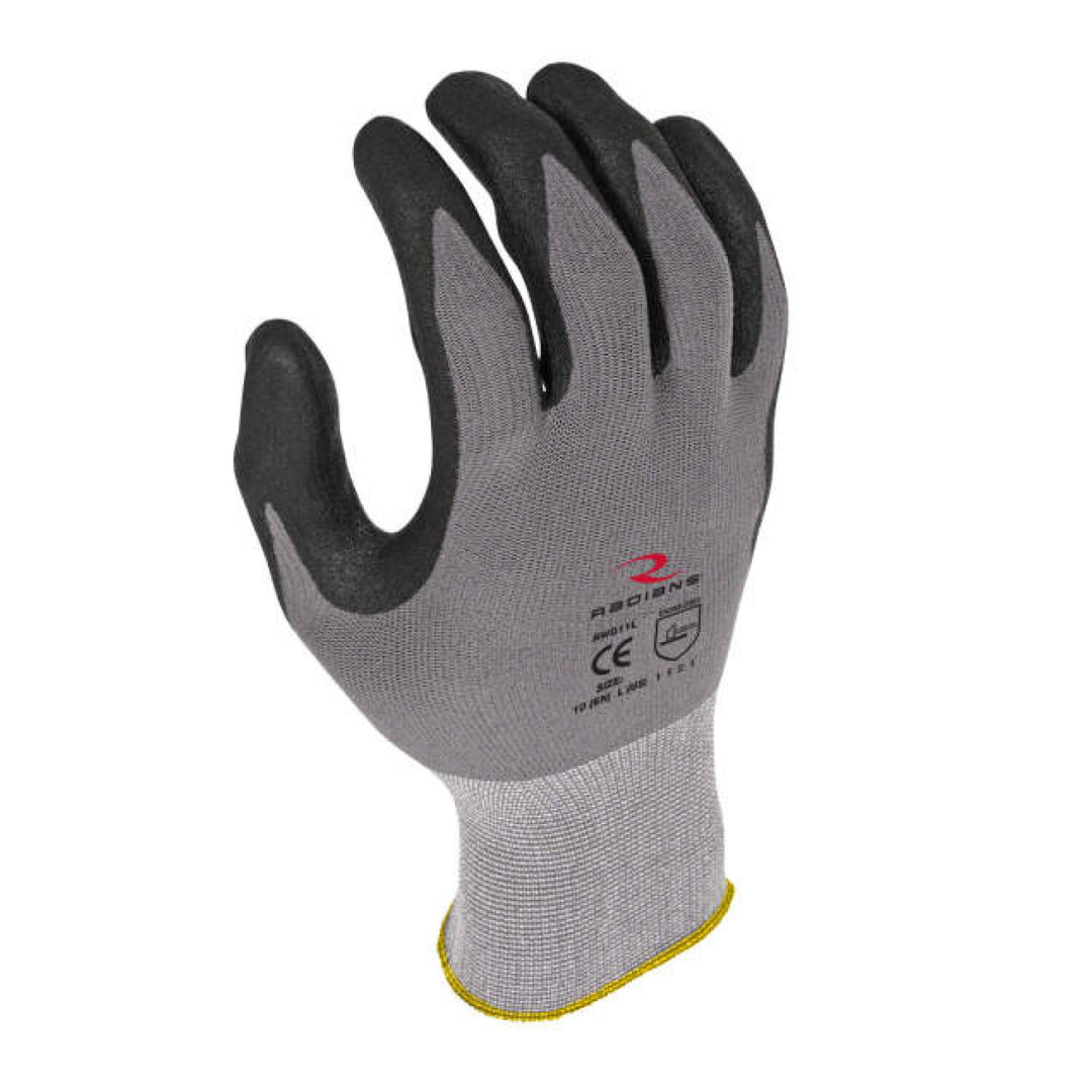 Radians RWG11 Microdot Foam Nitrile Gripper Glove
