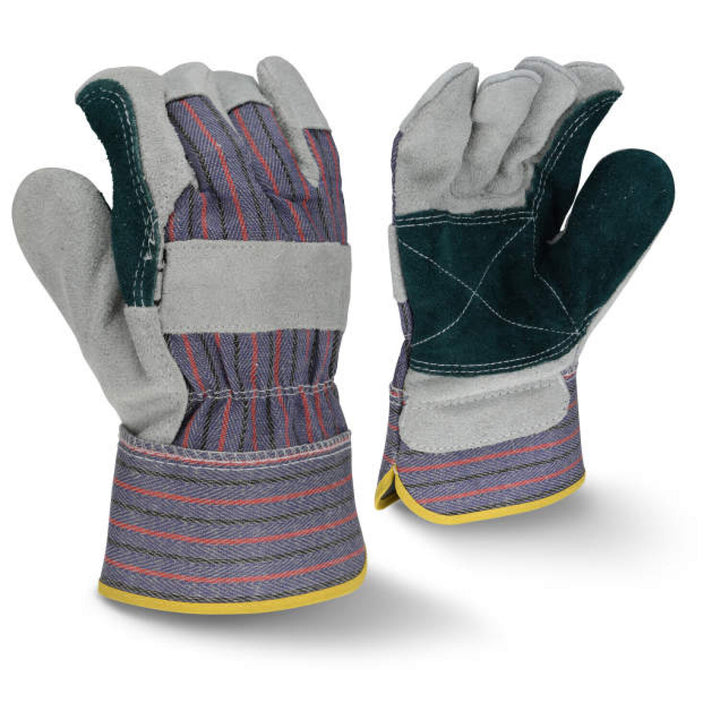 Radians Regular Shoulder Gray Split Cowhide Leather Glove