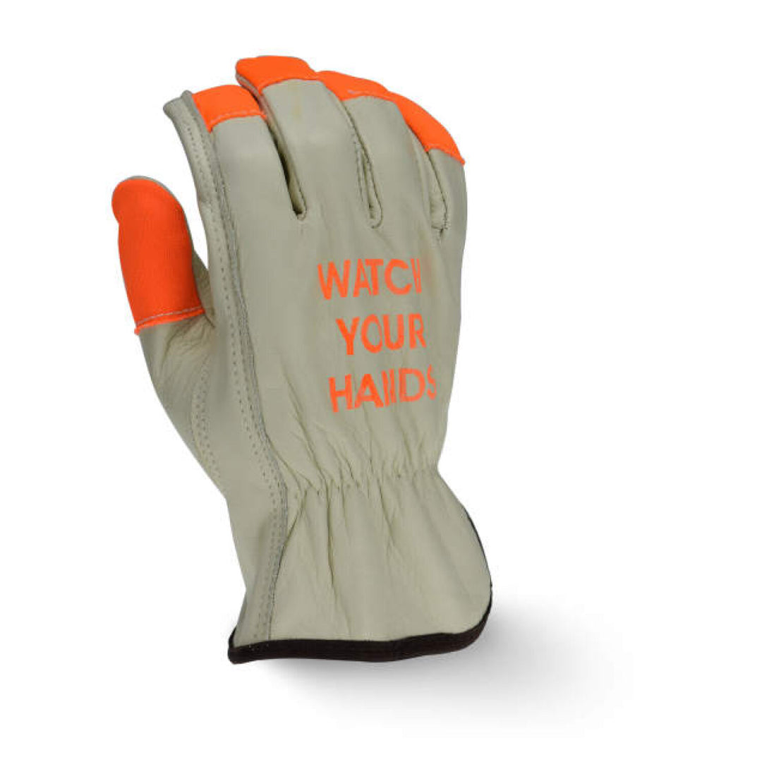 Radians RWG4221HV High Visibility Standard Grain Cowhide Leather Driver