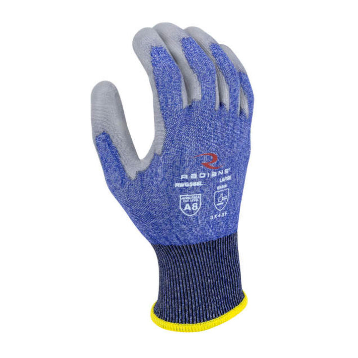 Radians RWG588 Cut Protection Level A8 PU Coated Glove