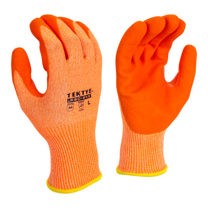Radians RWG703 TEKTYE A4 Hi-Vis Cut Protective Work Glove