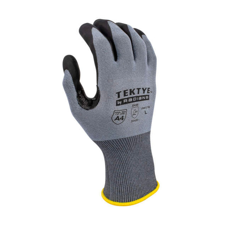 Radians RWG708 TEKTYE Nitrile A4 Cut Protection Glove