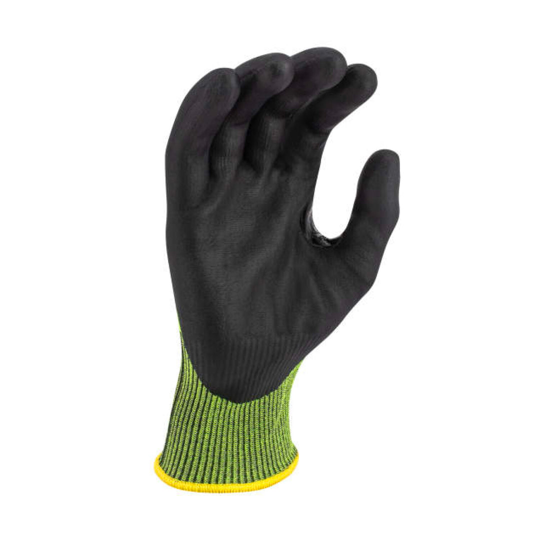 Radians RWG755 TEKTYE Reinforce Thumb Green Nitrile Dip Cut Protective Work Glove