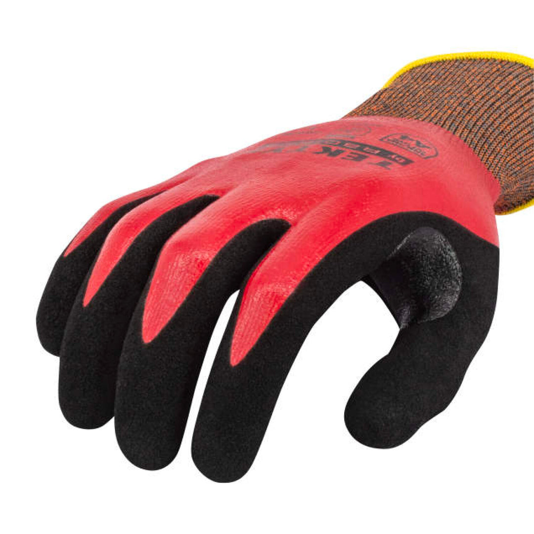 Radians RWG756 TEKTYE A4 Reinforced Thumb Nitrile Dip Cut Protective Work Glove