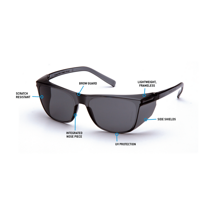 Pyramex S10920S Legacy Gray Lens with Gray Temples