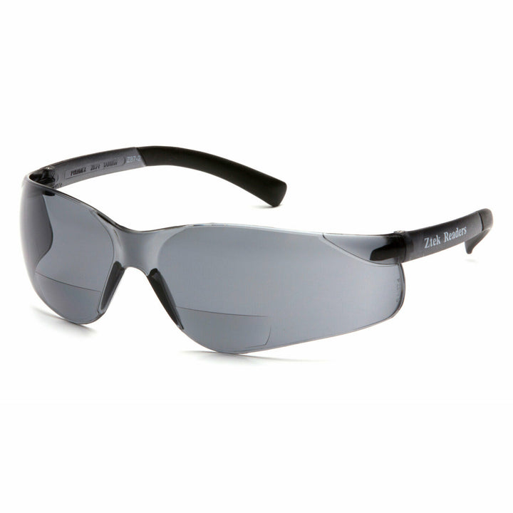 Pyramex S2520R20 Ztek Gray +2.0 Reader Lens with Gray Temples