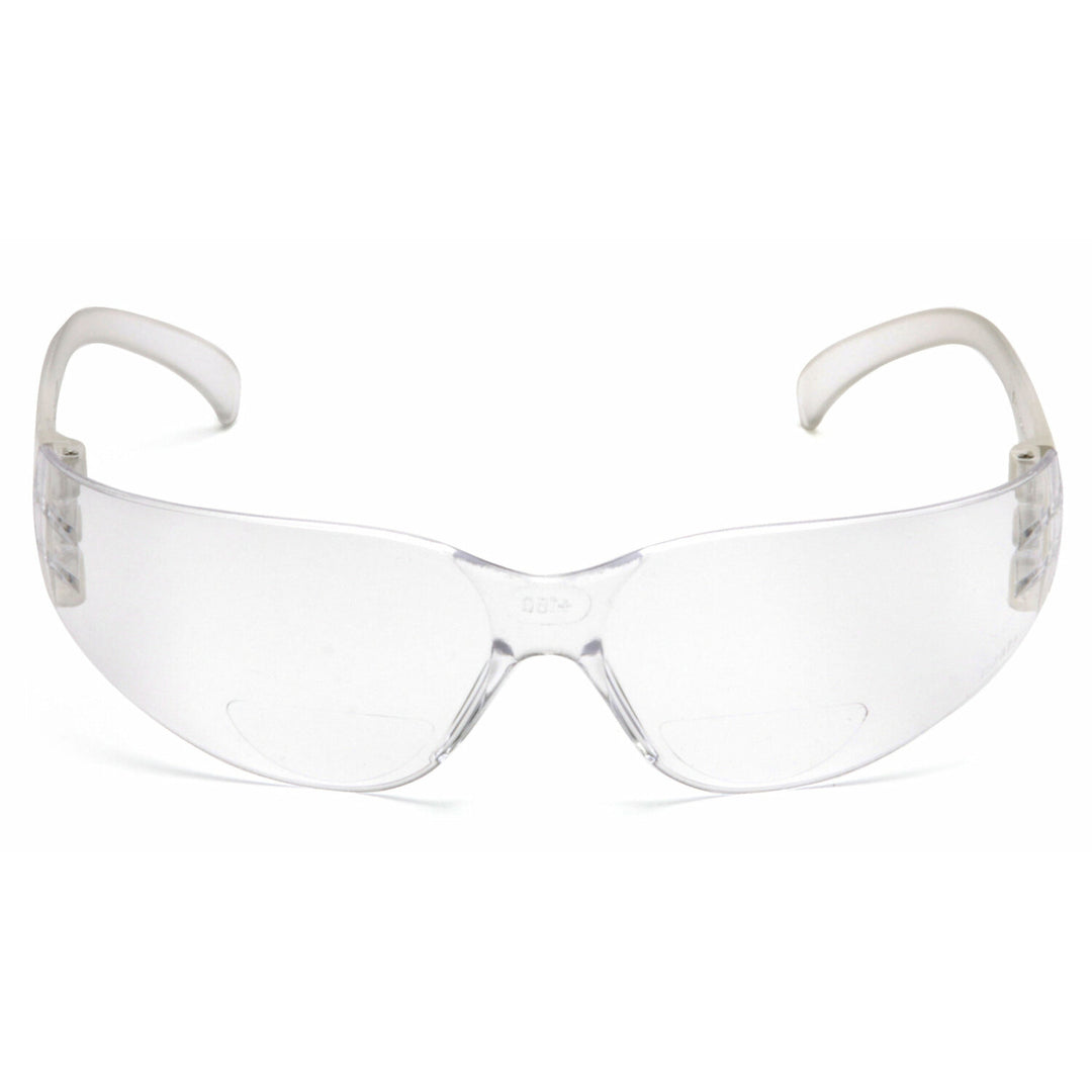 Pyramex S4110R15 Intruder Clear +1.5 Reader Lens with Clear Temples