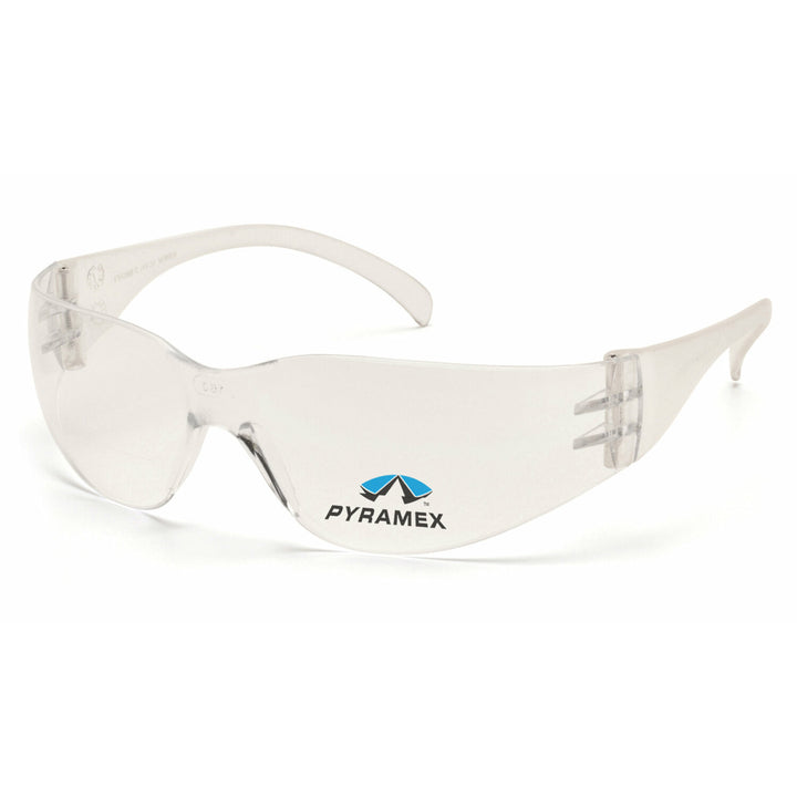 Pyramex S4110R25 Intruder Clear +2.5 Reader Lens with Clear Temples