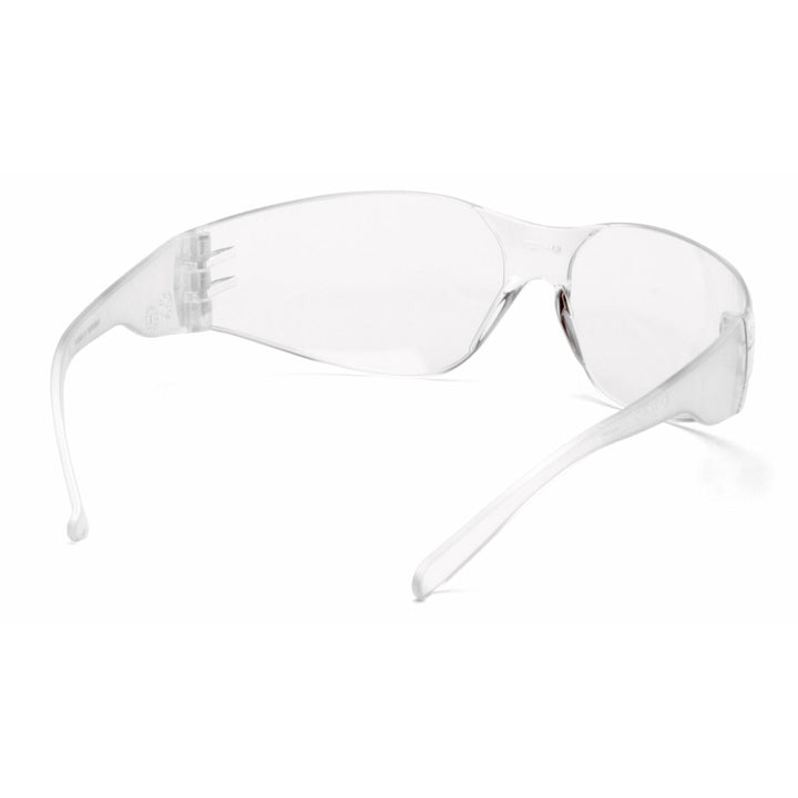 Pyramex S4110SUC Intruder Uncoated Clear Lens with Clear Temples