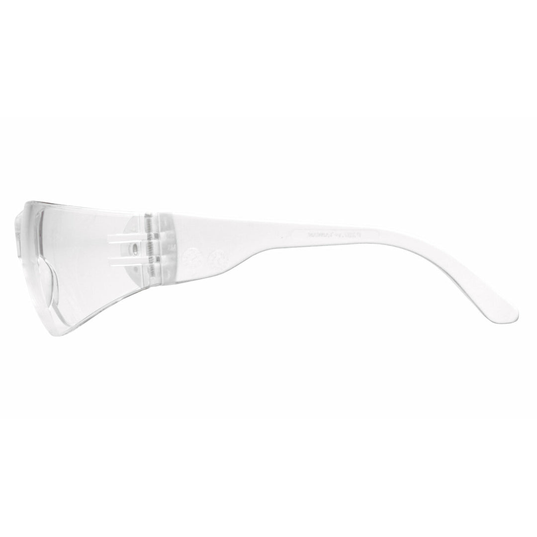 Pyramex S4110SUC Intruder Uncoated Clear Lens with Clear Temples
