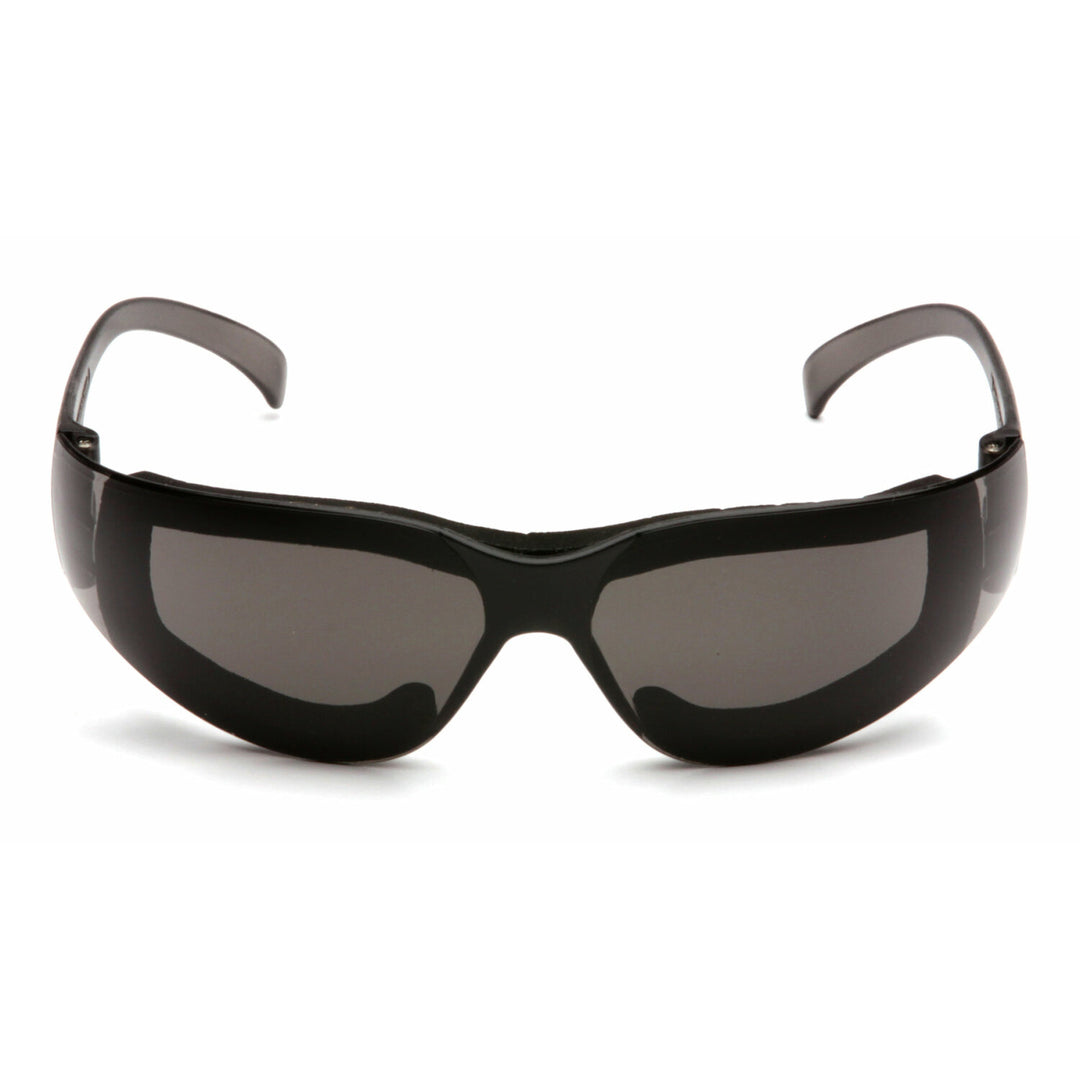 Pyramex S4120STFP Intruder Gray Frame w/Full Foam Padding/Gray-Hardcoated AF Lens