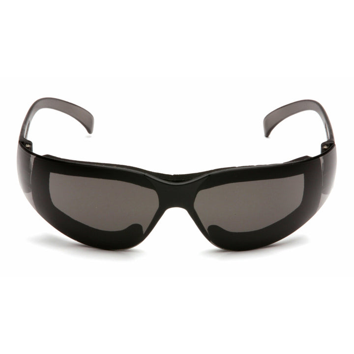Pyramex S4120STFP Intruder Gray Frame w/Full Foam Padding/Gray-Hardcoated AF Lens