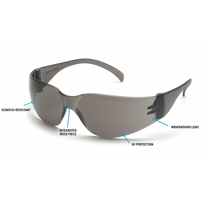 Pyramex S4120STM Intruder Safety Glasses Gray Lens