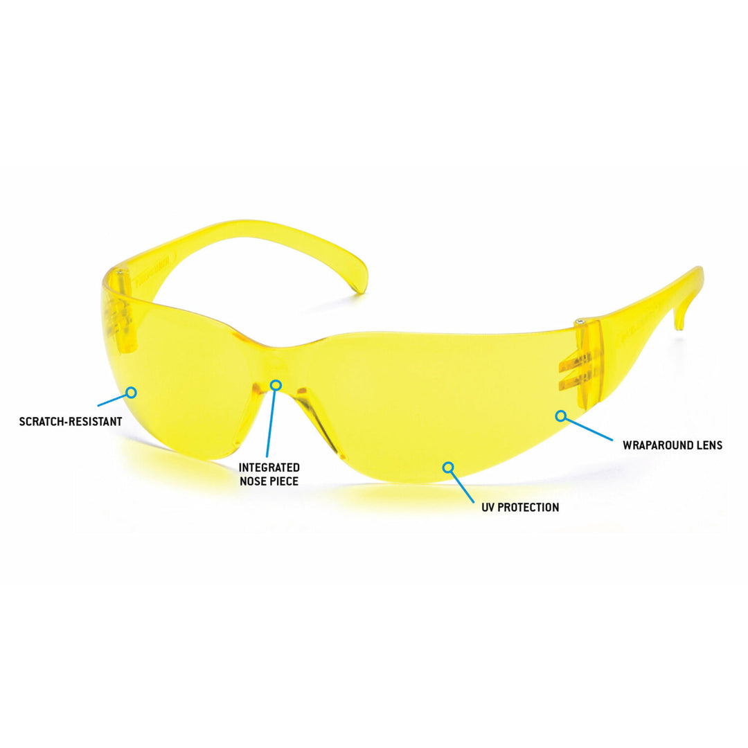 Pyramex S4130S Intruder - Amber Frame/Amber-Hardcoated Lens