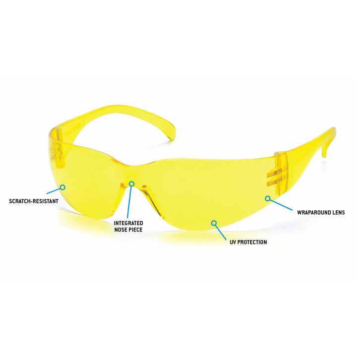 Pyramex S4130S Intruder - Amber Frame/Amber-Hardcoated Lens