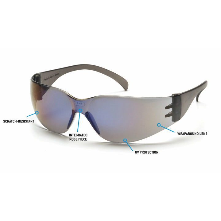 Pyramex S4175S Intruder - Blue Mirror Frame/Blue Mirror-Hardcoated Lens