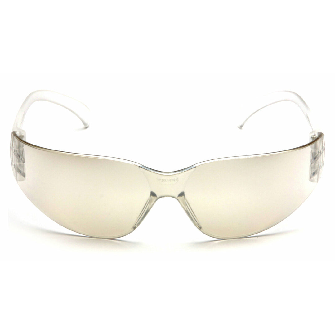 Pyramex S4180ST Intruder Indoor/Outdoor Mirror Anti-Fog Lens with Indoor/Outdoor Mirror Temples