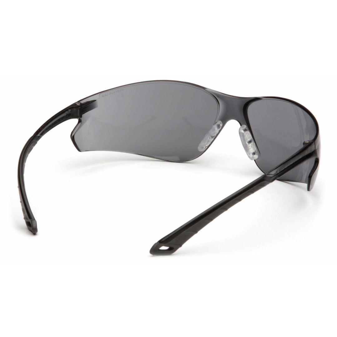 Pyramex S5820ST Itek Gray H2X Anti-Fog Lens with Gray Temples
