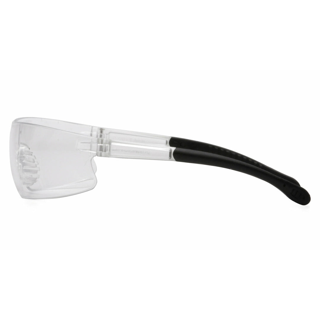 Pyramex S7210ST Clear Anti-Fog Lens with Clear Temples