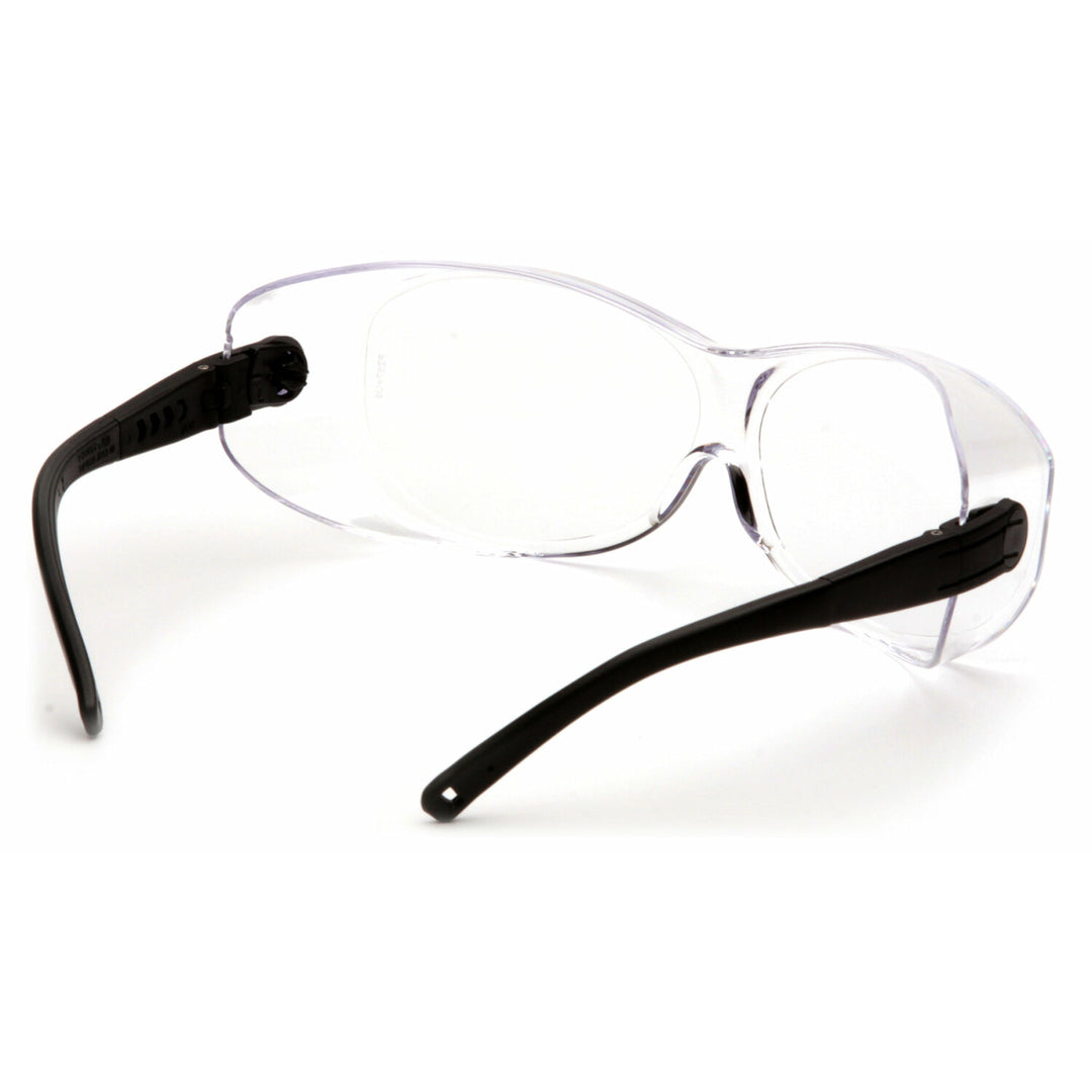 Pyramex S7510SJ OTS XL Clear Lens with Black Temples
