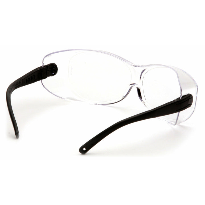 Pyramex S7510SJ OTS XL Clear Lens with Black Temples