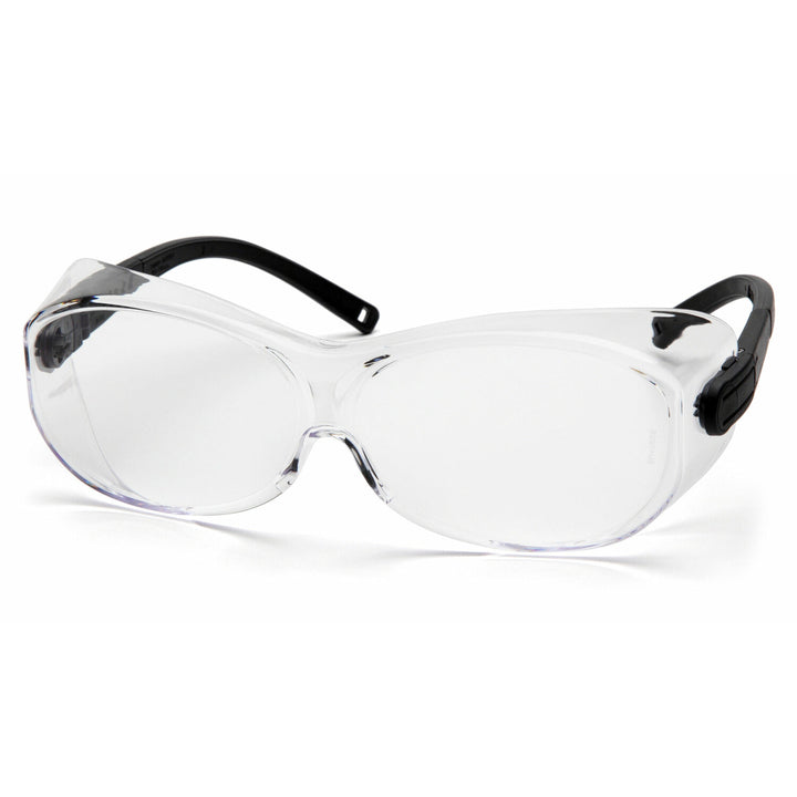 Pyramex S7510SJ OTS XL Clear Lens with Black Temples