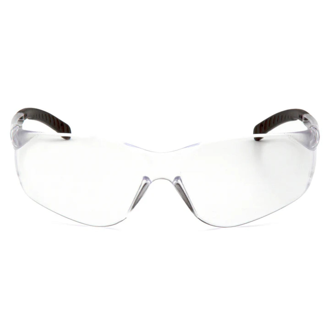Pyramex S9110ST Clear H2X Anti-Fog, Clear Anti-Fog Lens with Clear Temples