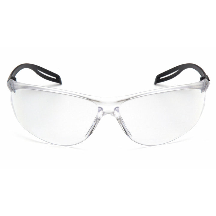 Pyramex S9710ST Clear H2X Anti-Fog Lens with Black Temples