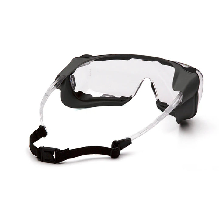 Pyramex S9910STMRG Cappture Plus - Clear Temples/Clear H2X Anti-fog with Rubber Gasket