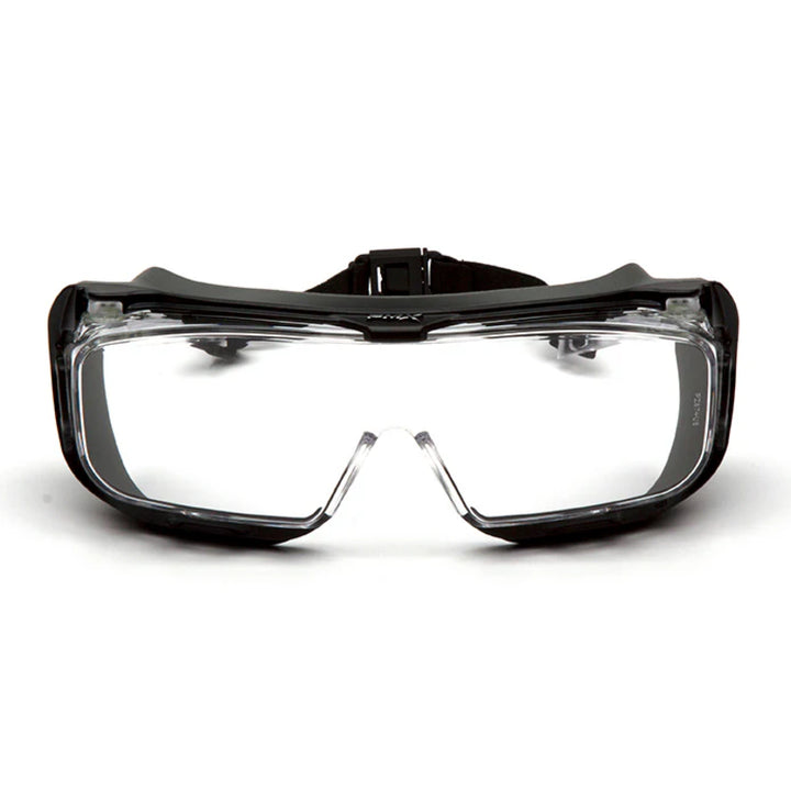 Pyramex S9910STMRG Cappture Plus - Clear Temples/Clear H2X Anti-fog with Rubber Gasket