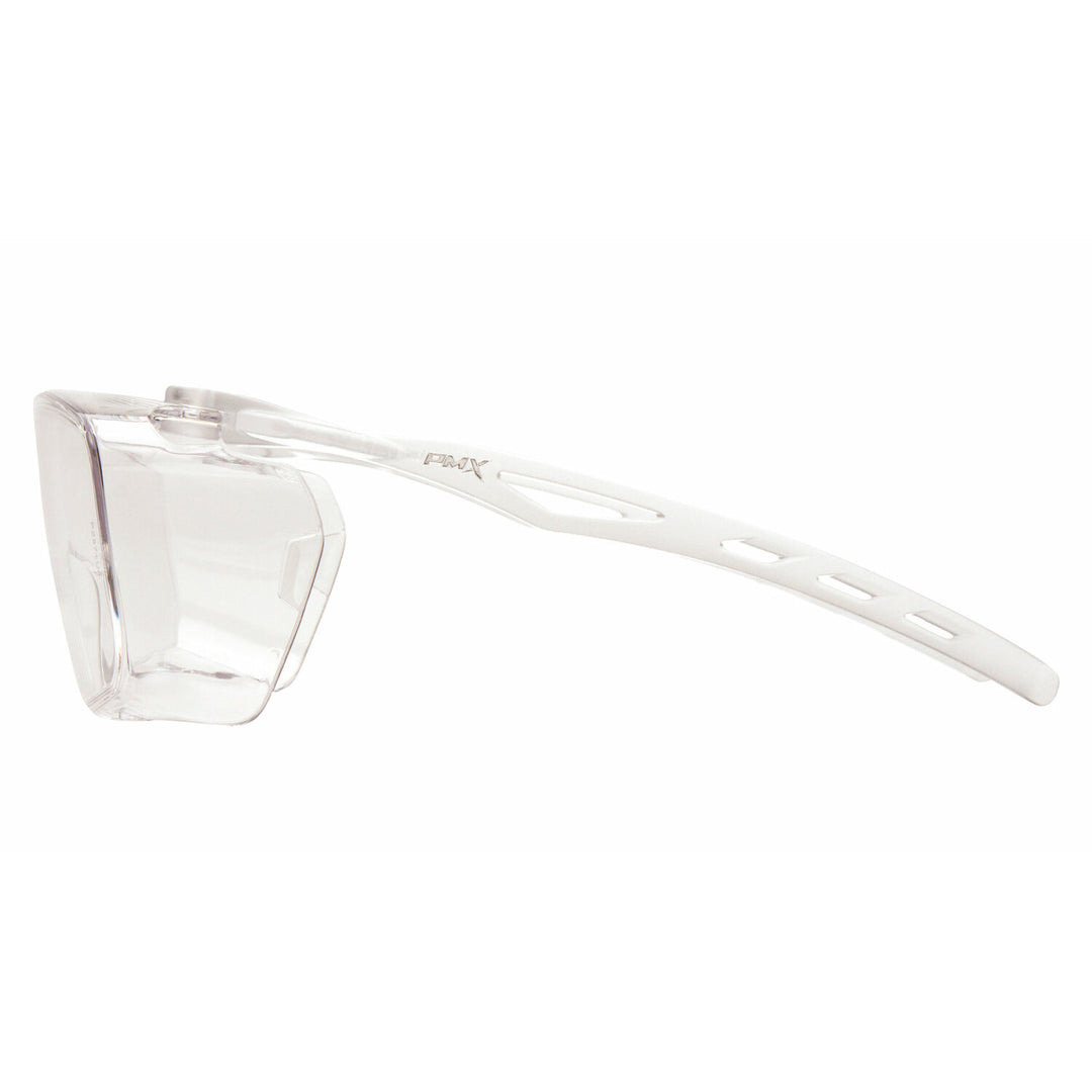 Pyramex PYS9910ST Cappture Retail Clear H2X Anti-Fog Lens with Clear Temples