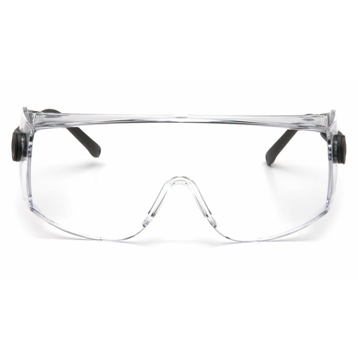 Pyramex SB1010SJ Pyramex Safety - Defiant - Black Temples/Clear Lens-Over Prescription - Jumbo