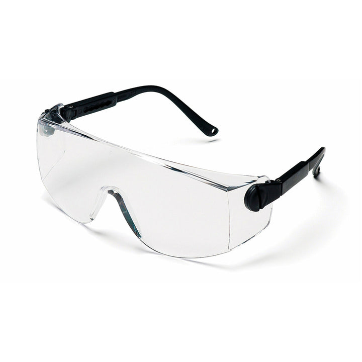 Pyramex SB1010S Defiant Jumbo Size Clear Lens with Black Temples