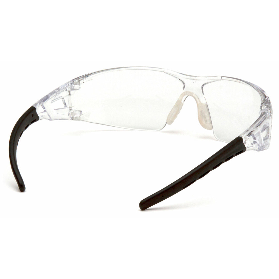 Pyramex SB10210ST Fyxate Clear H2X Anti-Fog Lens with Clear Temples